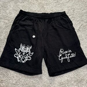 Rose in good faith shorts 100% cotton